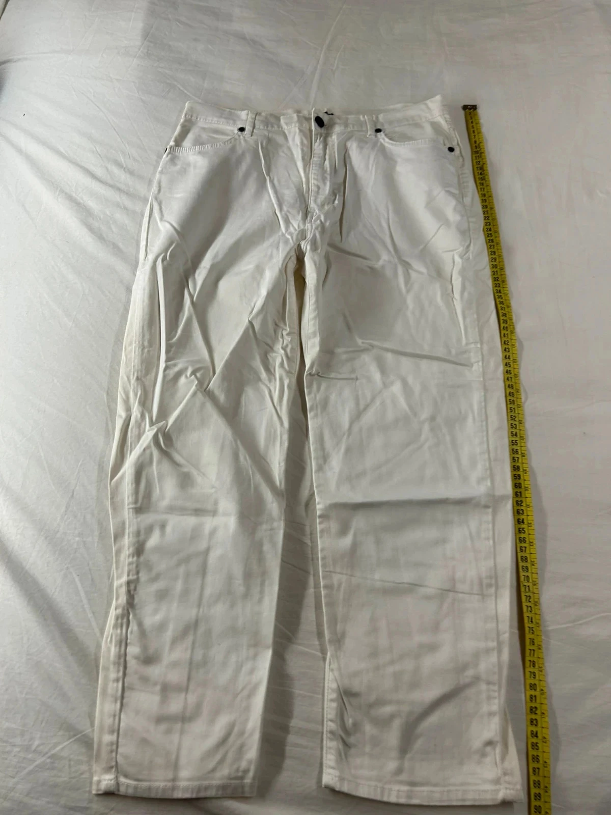 Witte slim fit jeans van Ober – photo 2
